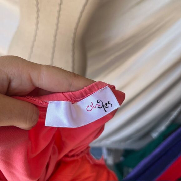 Oh yes red/pink halter sequin mermaid top - Picture 6 of 6